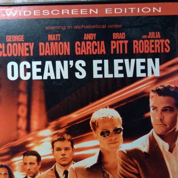 OCEAN'S ELEVEN MOVIE ON DVD GEORGE CLOONEY/BRAD PITT/MATT DAMON SPECIAL FEATURES - Picture 2 of 9